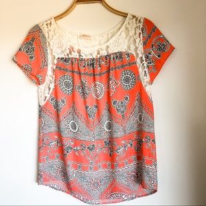 Renee C StitchFix Short Sleeve Blouse